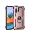 Xiaomi Redmi Note 10 Pro Kılıf Sofya Yüzüklü Silikon Kapak - Rose