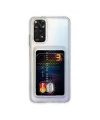 Xiaomi Redmi Note 11 Kılıf Kart Şeffaf Silikon - Şeffaf