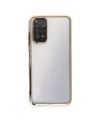 Xiaomi Redmi Note 11 Kılıf Razer Lensli Silikon - Gold