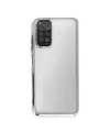 Xiaomi Redmi Note 11 Kılıf Razer Lensli Silikon - Gümüş