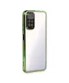 Xiaomi Redmi Note 11 Kılıf Razer Lensli Silikon - Yeşil