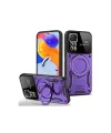 Xiaomi Redmi Note 11 Pro Kılıf Joy Lens Standlı Kapak - Mor
