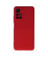 Xiaomi Redmi Note 11t Kılıf Nano İçi Kadife Silikon - Kırmızı