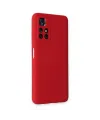 Xiaomi Redmi Note 11t Kılıf Nano İçi Kadife Silikon - Kırmızı