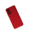 Xiaomi Redmi Note 11t Kılıf Nano İçi Kadife Silikon - Kırmızı