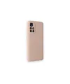 Xiaomi Redmi Note 11t Kılıf Nano İçi Kadife Silikon - Pudra