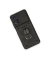 Xiaomi Redmi Note 11t Kılıf Pars Lens Yüzüklü Silikon - Siyah