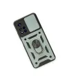Xiaomi Redmi Note 11t Kılıf Pars Lens Yüzüklü Silikon - Yeşil