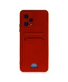 Xiaomi Redmi Note 12 4g Kılıf Kelvin Kartvizitli Silikon - Kırmızı