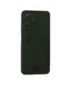 Xiaomi Redmi Note 12 4g Kılıf Kelvin Kartvizitli Silikon - Koyu Yeşil