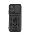Xiaomi Redmi Note 12 5g Kılıf Pars Lens Yüzüklü Silikon - Siyah