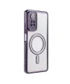 Xiaomi Redmi Note 12 Pro 4g Joke Simli Magneticsafe Kılıf - Derin Mor