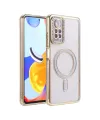 Xiaomi Redmi Note 12 Pro 4g Joke Simli Magneticsafe Kılıf - Gold