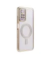 Xiaomi Redmi Note 12 Pro 4g Joke Simli Magneticsafe Kılıf - Gold