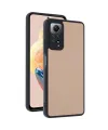 Xiaomi Redmi Note 12 Pro 4g Kılıf Aras Deri Kapak - Pudra