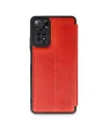 Xiaomi Redmi Note 12 Pro 4g Kılıf Flip Cover - Kırmızı
