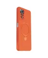 Xiaomi Redmi Note 12 Pro 4G Regal Magsafe Standlı Kapak - Turuncu