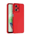 Xiaomi Redmi Note 12 Pro 5g Kılıf Nano İçi Kadife Silikon - Kırmızı