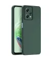 Xiaomi Redmi Note 12 Pro 5g Kılıf Nano İçi Kadife Silikon - Koyu Yeşil