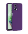 Xiaomi Redmi Note 12 Pro 5g Kılıf Nano İçi Kadife Silikon - Mor