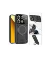 Xiaomi Redmi Note 13 4g Kılıf Joy Lens Standlı Kapak - Mor