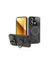 Xiaomi Redmi Note 13 4g Kılıf Joy Lens Standlı Kapak - Siyah