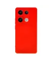 Xiaomi Redmi Note 13 4g Kılıf Nano İçi Kadife Silikon - Kırmızı