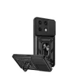 Xiaomi Redmi Note 13 4g Kılıf Pars Lens Yüzüklü Silikon - Siyah