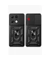 Xiaomi Redmi Note 13 4g Kılıf Pars Lens Yüzüklü Silikon - Siyah