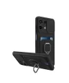 Xiaomi Redmi Note 13 4g Kılıf Zuma Kartvizitli Yüzüklü Silikon - Siyah