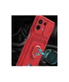 Xiaomi Redmi Note 13 4g Kılıf Zuma Kartvizitli Yüzüklü Silikon - Siyah