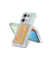 Xiaomi Redmi Note 13 Pro 4g Kılıf Kart Şeffaf Silikon - Şeffaf