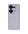 Xiaomi Redmi Note 13 Pro 4g Kılıf Petek Silikon Kapak - Lila