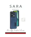 Xiaomi Redmi Note 13 Pro 4g Kılıf Sara Kartvizitli Deri Kılıf - Taba