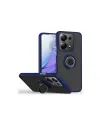 Xiaomi Redmi Note 13 Pro 4g Montreal Yüzüklü Silikon Kapak - Lacivert