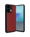 Xiaomi Redmi Note 13 Pro 5g Kılıf Aras Deri Kapak - Kırmızı