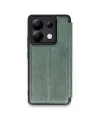 Xiaomi Redmi Note 13 Pro 5g Kılıf Flip Cover - Koyu Yeşil