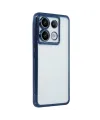 Xiaomi Redmi Note 13 Pro 5g Kılıf Razer Lensli Silikon - Sierra Blue