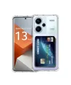 Xiaomi Redmi Note 13 Pro Plus Kılıf Kart Şeffaf Silikon - Şeffaf