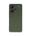 Xiaomi Redmi Note 13 Pro Plus Kılıf Nano İçi Kadife Silikon - Koyu Yeşil