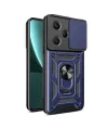 Xiaomi Redmi Note 13 Pro Plus Kılıf Pars Lens Yüzüklü Silikon - Lacivert