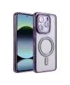 Xiaomi Redmi Note 14 4g Joke Simli Magneticsafe Kılıf - Derin Mor