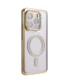 Xiaomi Redmi Note 14 4g Joke Simli Magneticsafe Kılıf - Gold
