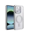 Xiaomi Redmi Note 14 4g Joke Simli Magneticsafe Kılıf - Gümüş