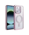 Xiaomi Redmi Note 14 4g Joke Simli Magneticsafe Kılıf - Pembe