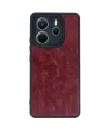 Xiaomi Redmi Note 14 4G Kılıf Aras Deri Kapak - Bordo