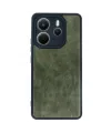 Xiaomi Redmi Note 14 4g Kılıf Aras Deri Kapak - Koyu Yeşil
