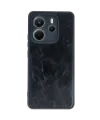 Xiaomi Redmi Note 14 4G Kılıf Aras Deri Kapak - Siyah