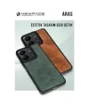 Xiaomi Redmi Note 14 4G Kılıf Aras Deri Kapak - Siyah