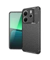 Xiaomi Redmi Note 14 4g Kılıf Auto Focus Karbon Kapak - Siyah